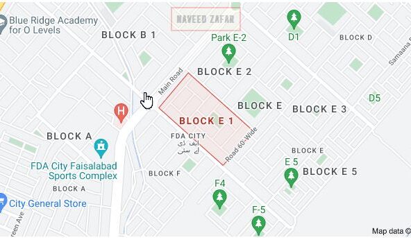 plot for sale in fda city faisalabad