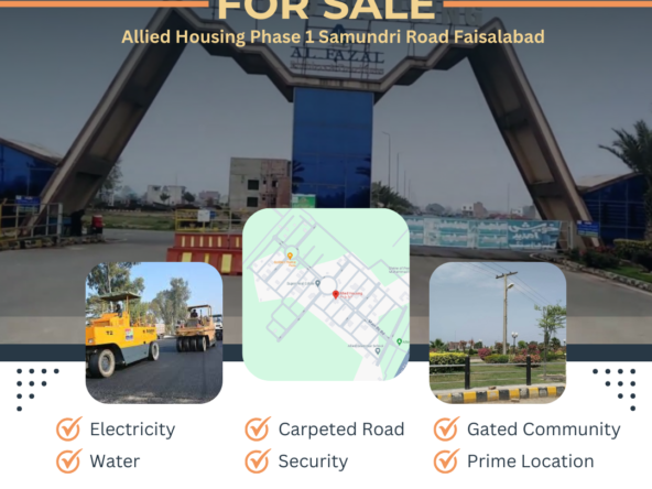 plot for sale in allied housing faisalabad - khasiya.com